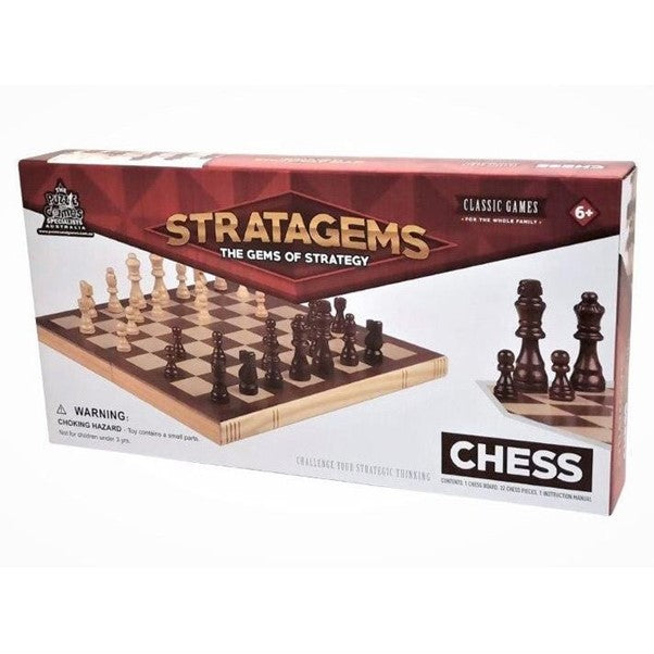 Walnut Chess Set 30cm