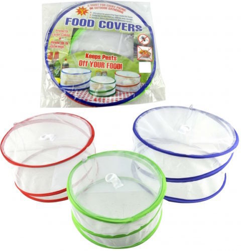 Collapsible Food Covers 3 Pack