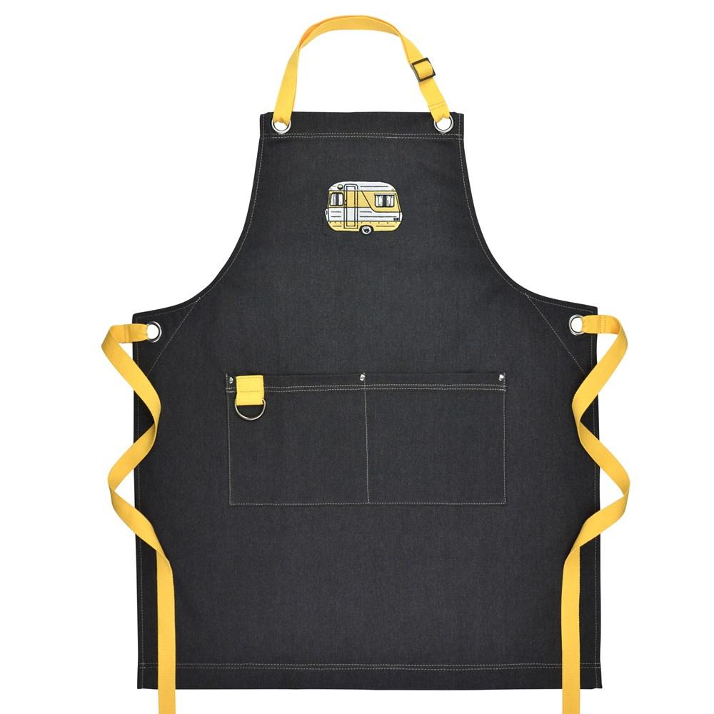 Van Go Embroidered Aprons | Various Caravan Themed Designs & Colours