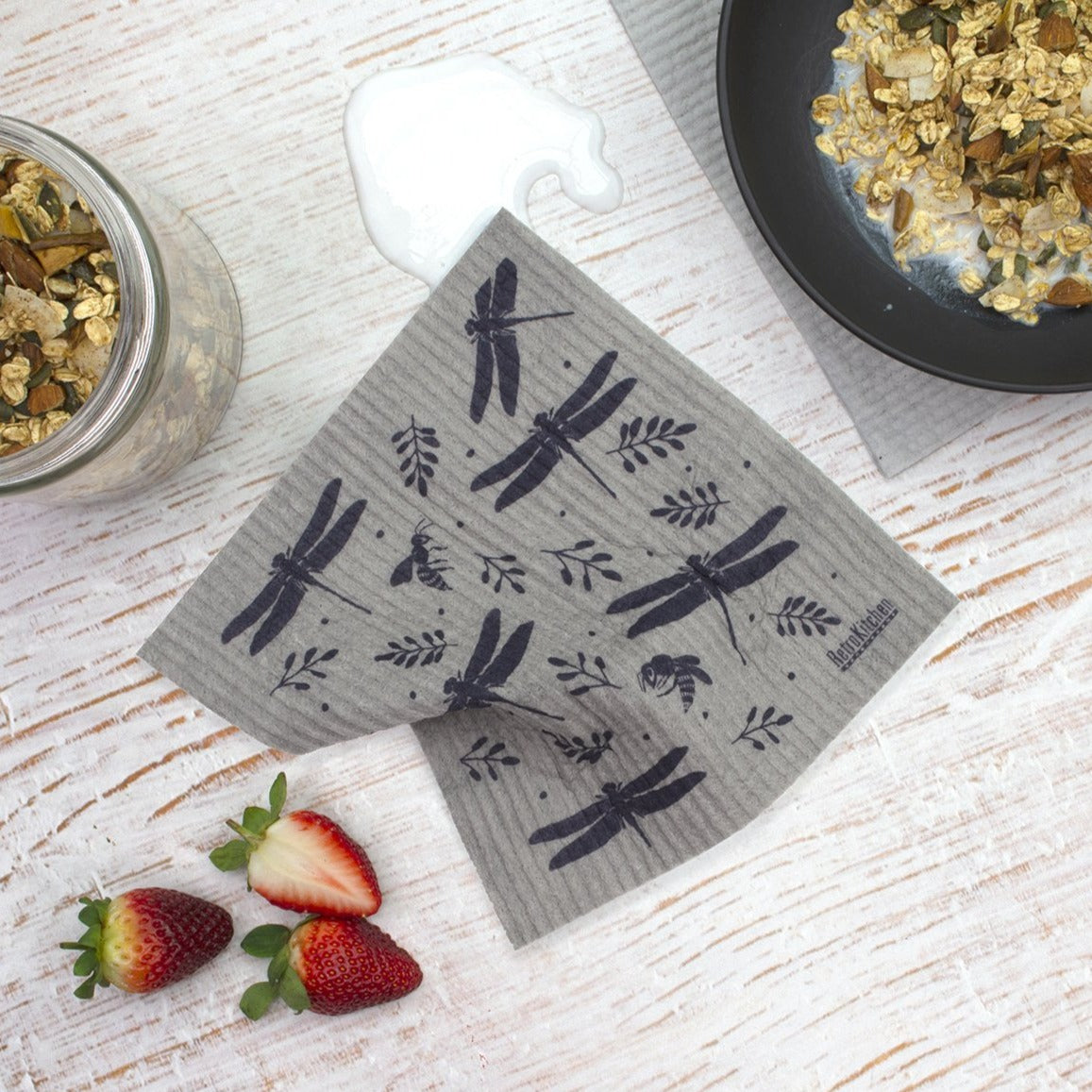 Compostable Sponge Cloth | Dragon Fly