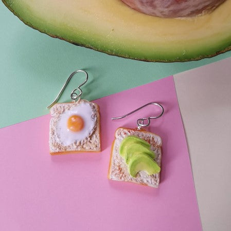 Saturday Lollipop Dangle Earrings | Brunch Egg & Avo