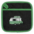 Van Go Embroidered Pot Holders | Various Caravan Themed Designs & Colours