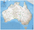 Hema Maps | Large Folded Map of Australia 1000 x 870mm Flat