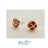 Hot Cross Bun Earrings - Studs