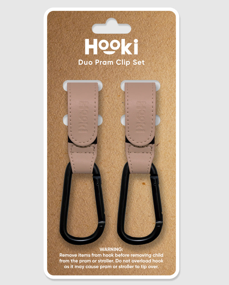 HOOKI Duo Pram Clip Hook Set