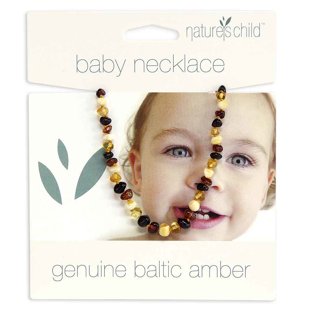 Natures Child 100% Baltic Amber Necklace | Mixed or Cognac