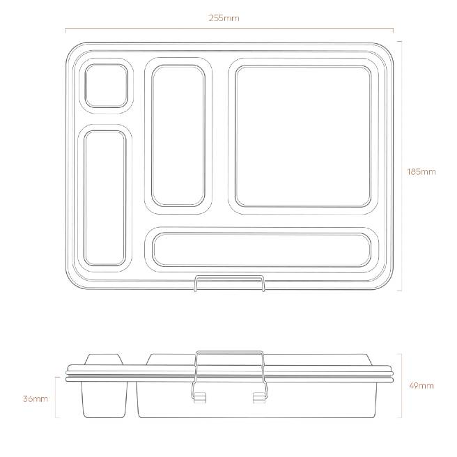 Nestling Stainless Steel ORIGINAL Bento Box | Leakproof