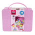 Plus-Plus 70 Pc BIG Metal Suitcase - Pastel Pink