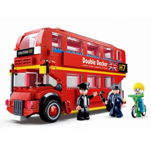 Sluban Bricks | Double Decker London Bus Building Blocks Lego ...