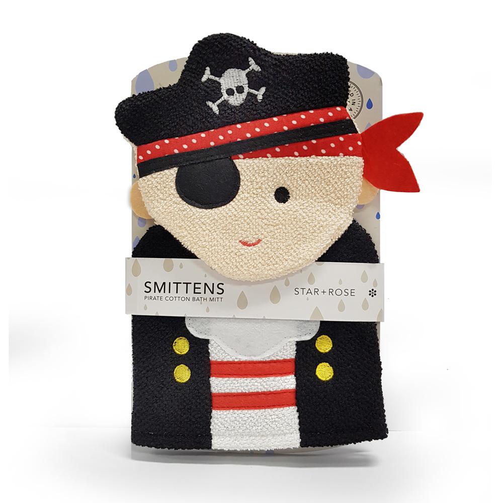 Star + Rose Bath Mitt | Pirate