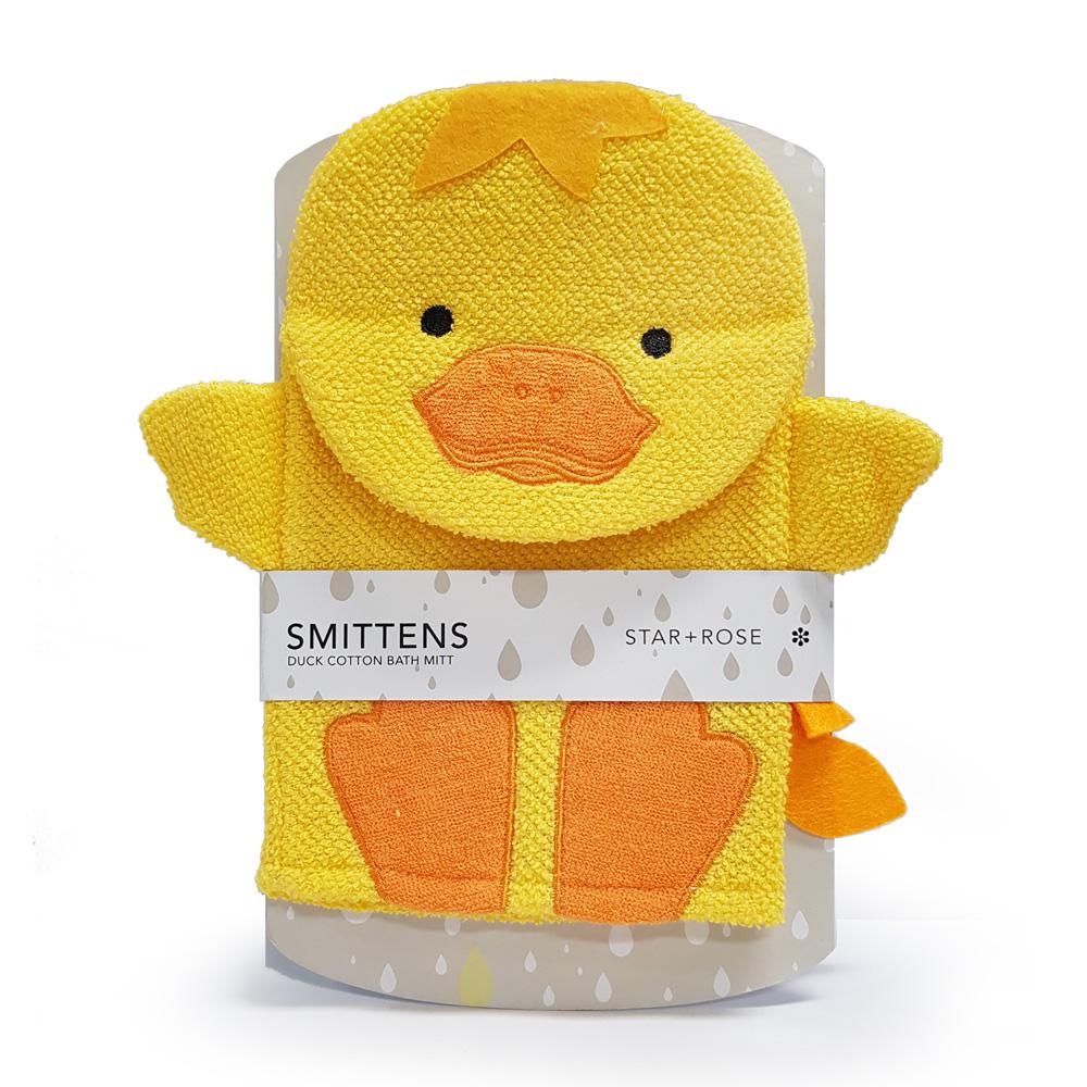 Star + Rose Bath Mitt | Duck