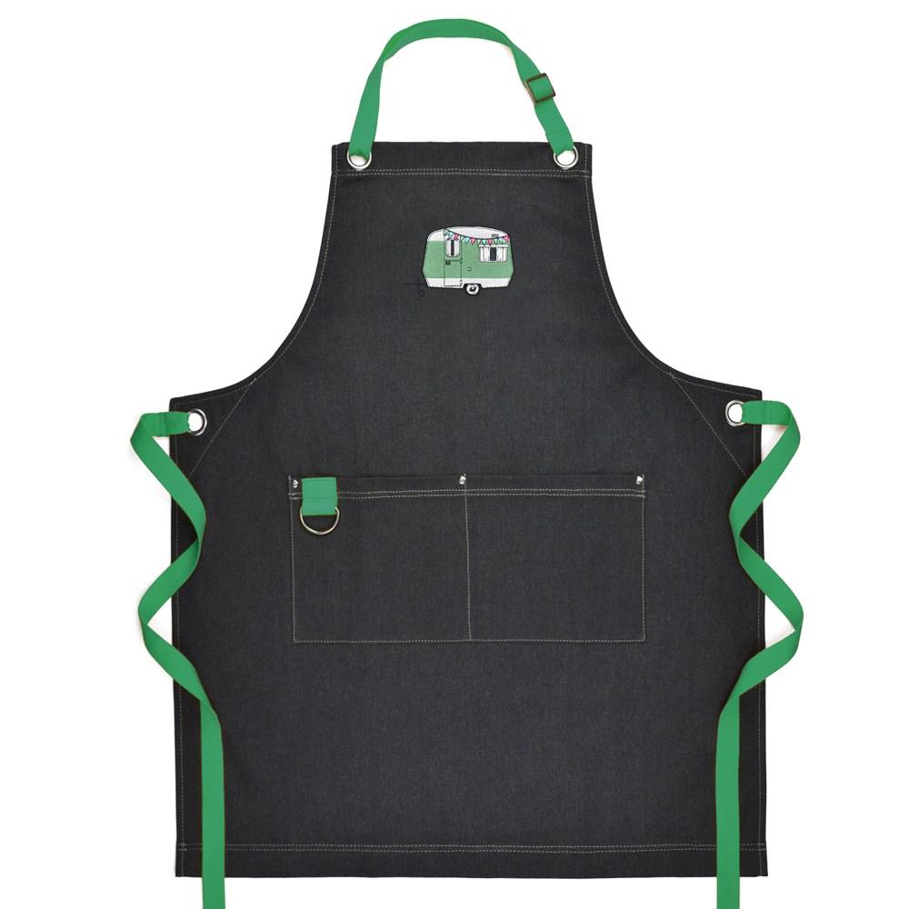 Van Go Embroidered Aprons | Various Caravan Themed Designs & Colours