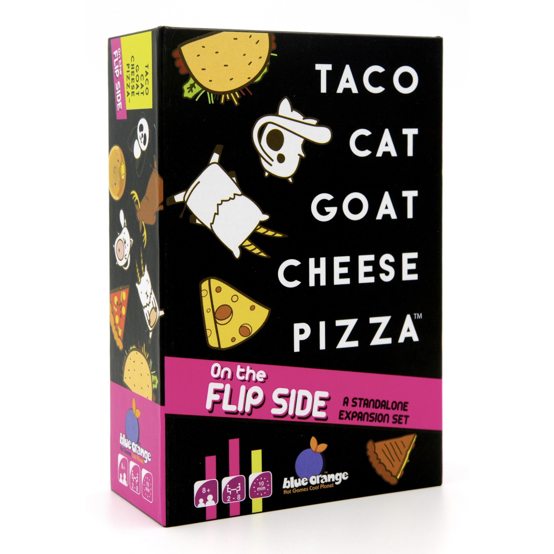 Taco Cat Goat Cheese Pizza On The Flip Side Card Game