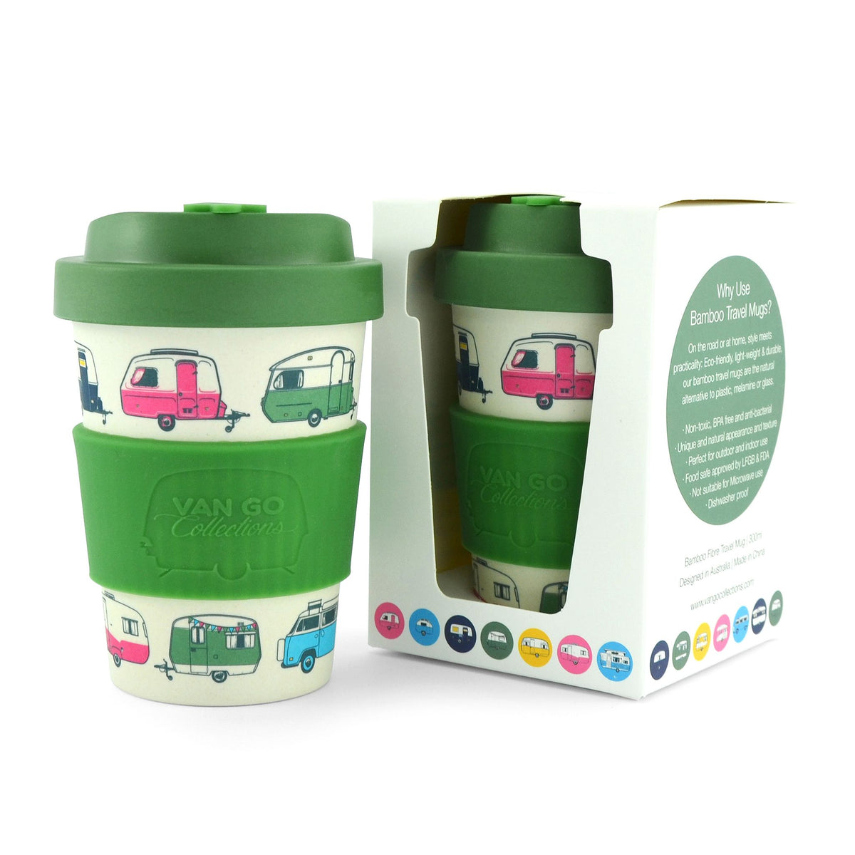 Van Go Reusable Bamboo Travel Mug | 400ml | Iconic Collection | Classic ...