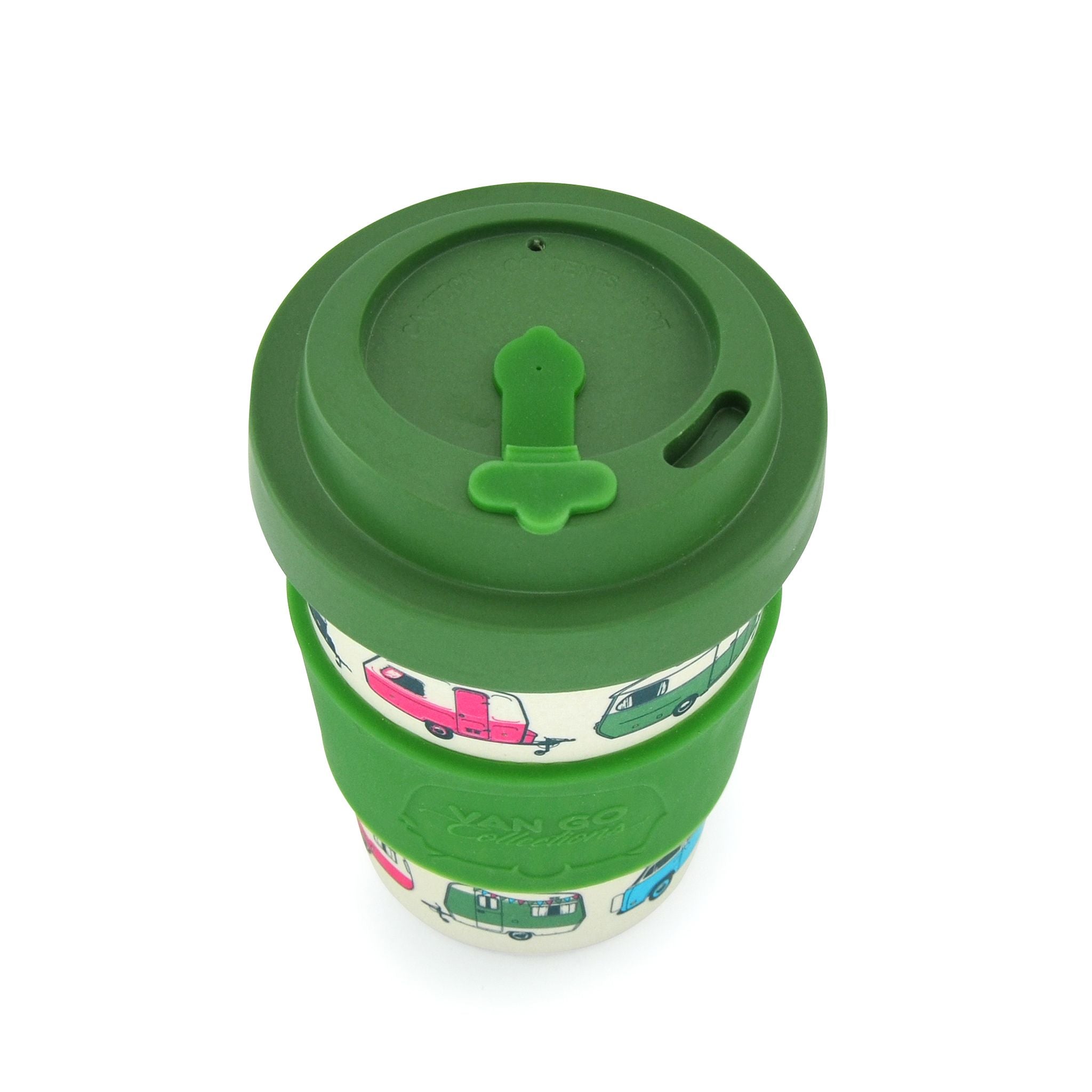 Van Go Bamboo Travel Mug | 400ml | Iconic Collection | Classic Green