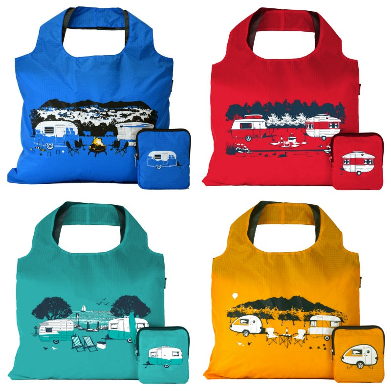 Van Go Tote Bags | Various Caravan Themed Designs & Colours