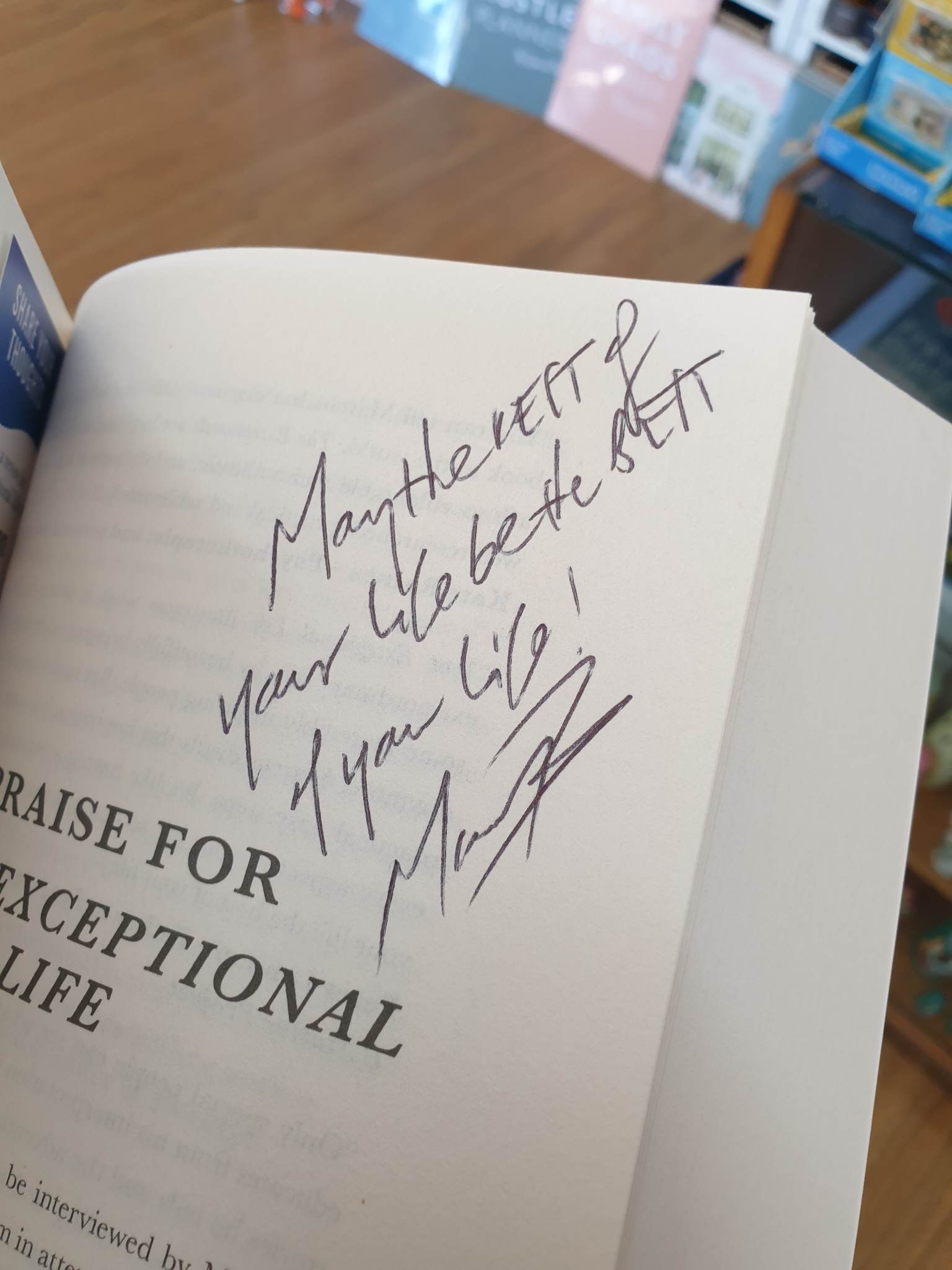 Your Exceptional Life Book | Signed by Marcus Pearce